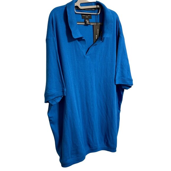 Shaquille O'Neal Big & Tall Texture Johnny Mens Blue Pullover - Size 2XL - NWT - Picture 5 of 9